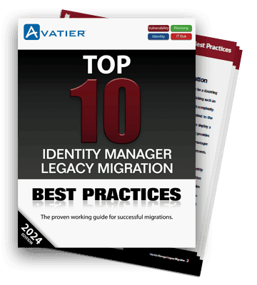 Top 10 Identity Manager Migration Best Practices Workbook<br />
