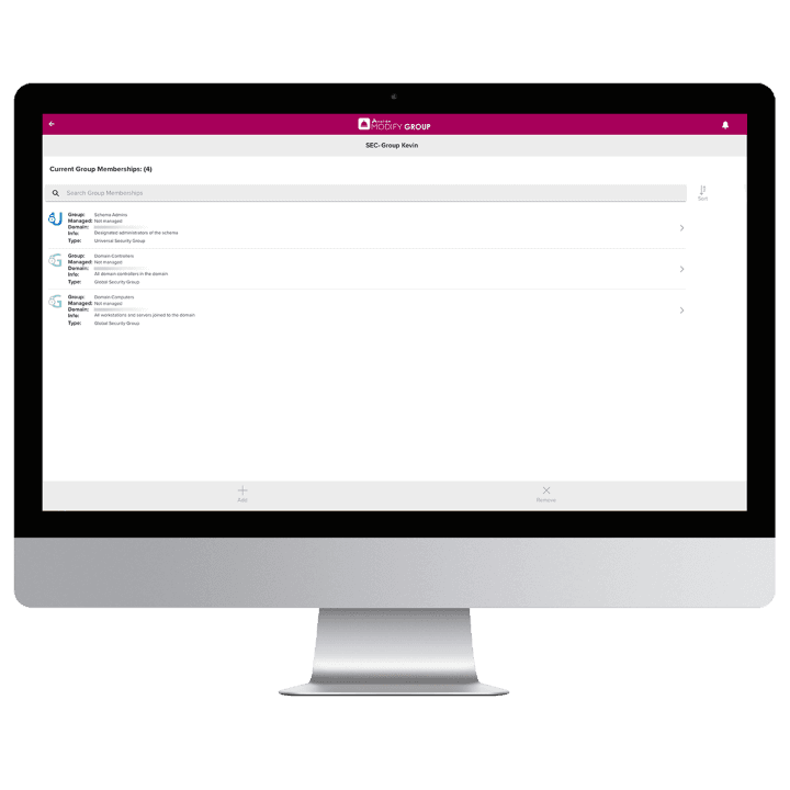 Group Self-Service<br />
