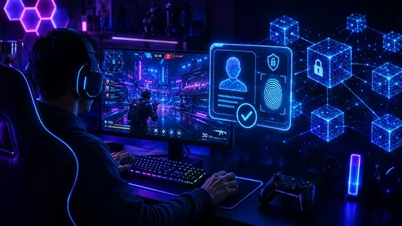 Blockchain identity verification for secure financial access
